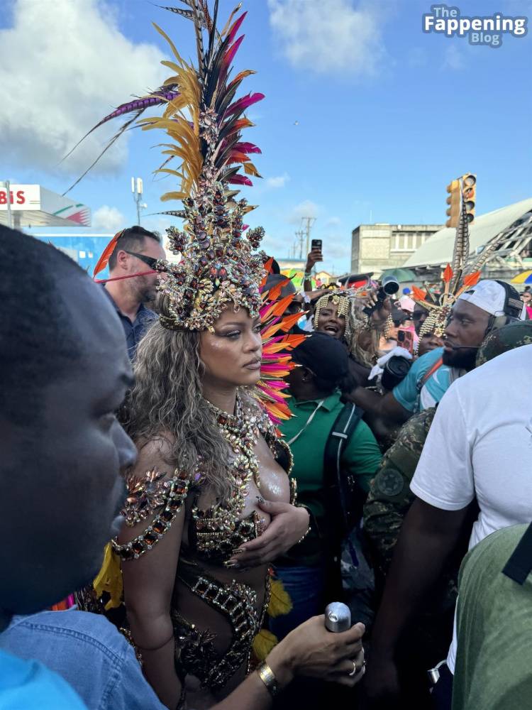 Rihanna Displays Her Curves at the Carnival Festival in Barbados (152 Photos) - #18