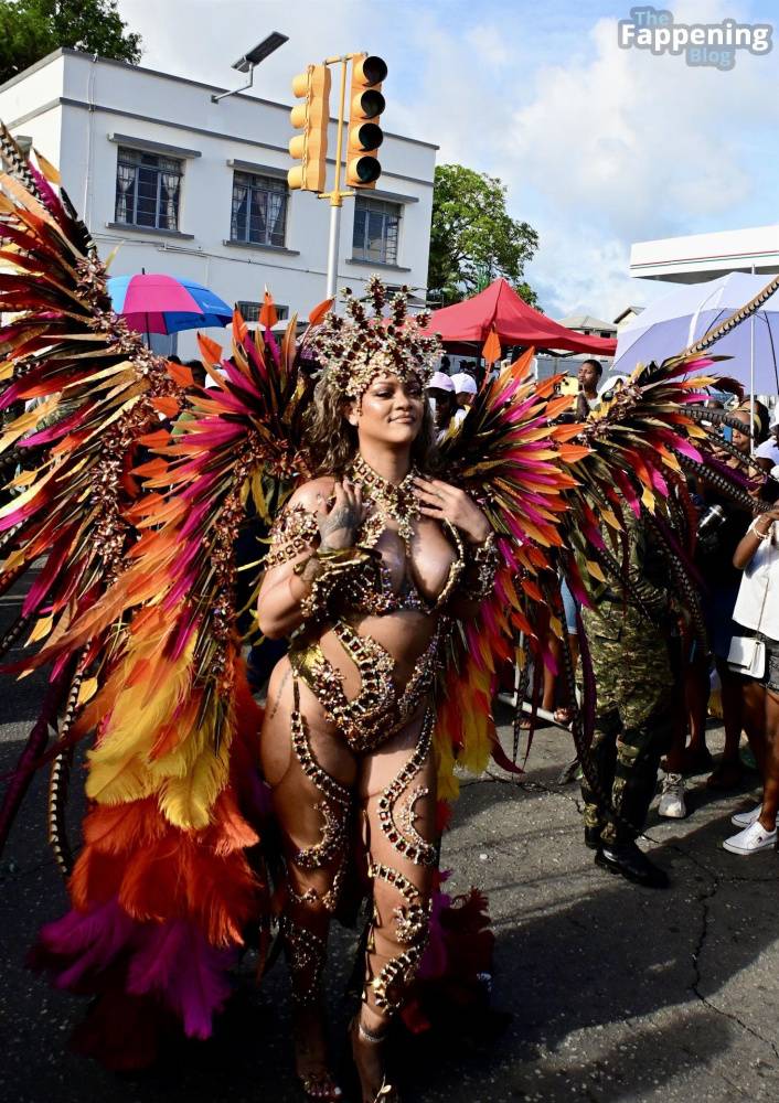 Rihanna Displays Her Curves at the Carnival Festival in Barbados (152 Photos) - #28