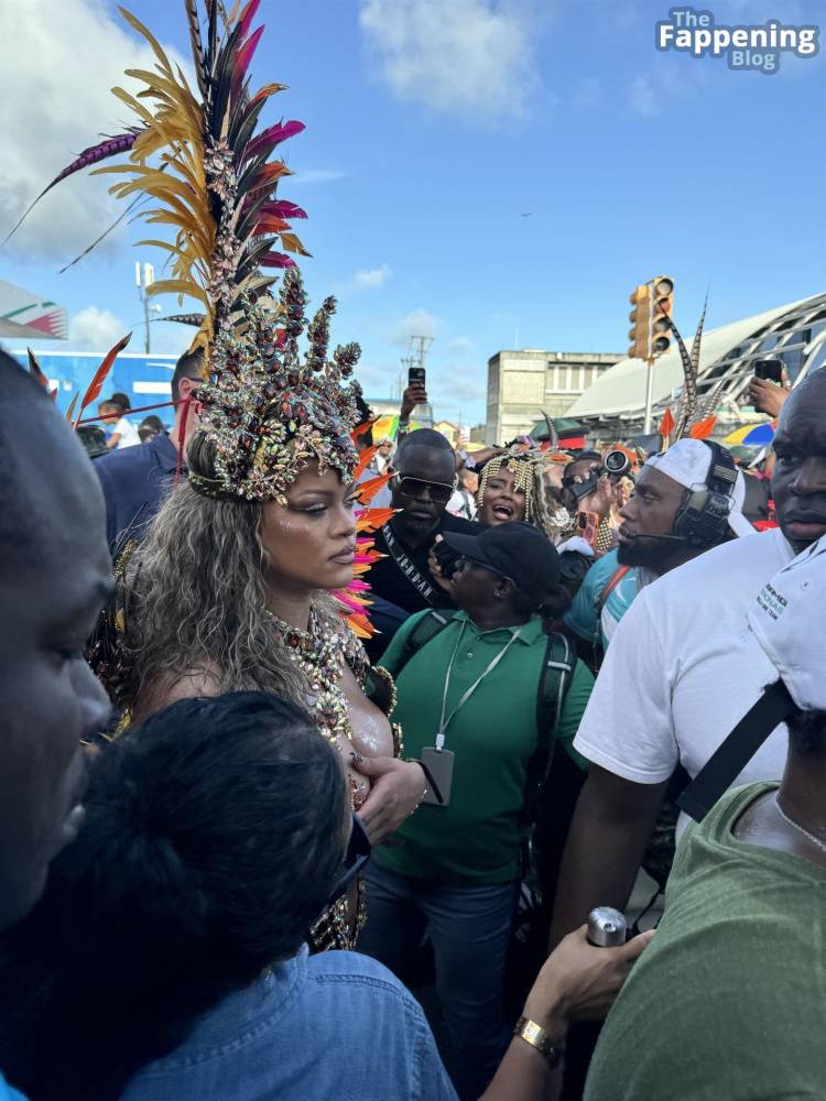 Rihanna Displays Her Curves at the Carnival Festival in Barbados (152 Photos) - #22