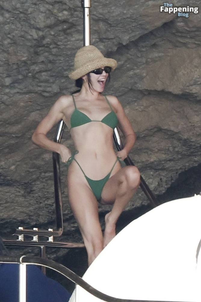 Kendall Jenner Looks Great in a Tiny Green Bikini in Ibiza (140 Photos) - #1