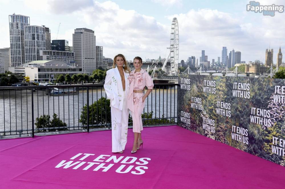 Blake Lively Poses Braless at the “It Ends With Us” Photocall in London (77 Photos) - #11