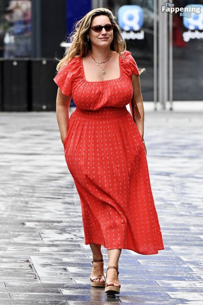 Kelly Brook Shows Off Her Assets in a Red Dress in London (34 Photos) - #2