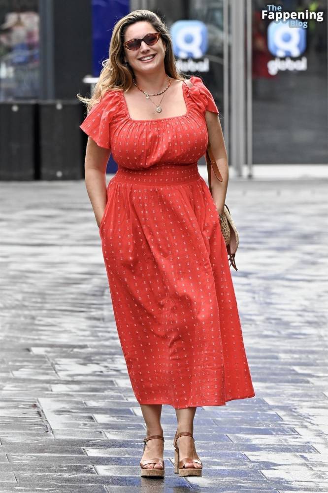 Kelly Brook Shows Off Her Assets in a Red Dress in London (34 Photos) - #14