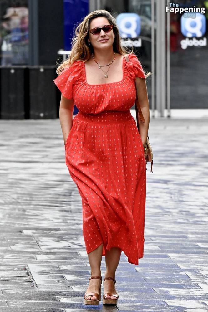 Kelly Brook Shows Off Her Assets in a Red Dress in London (34 Photos) - #16