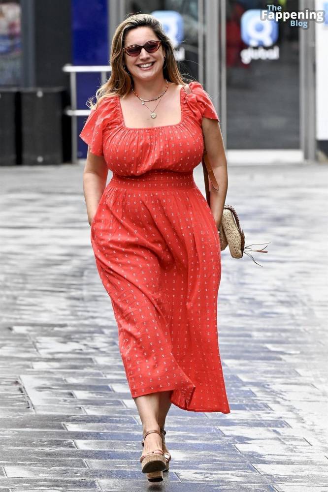 Kelly Brook Shows Off Her Assets in a Red Dress in London (34 Photos) - #23