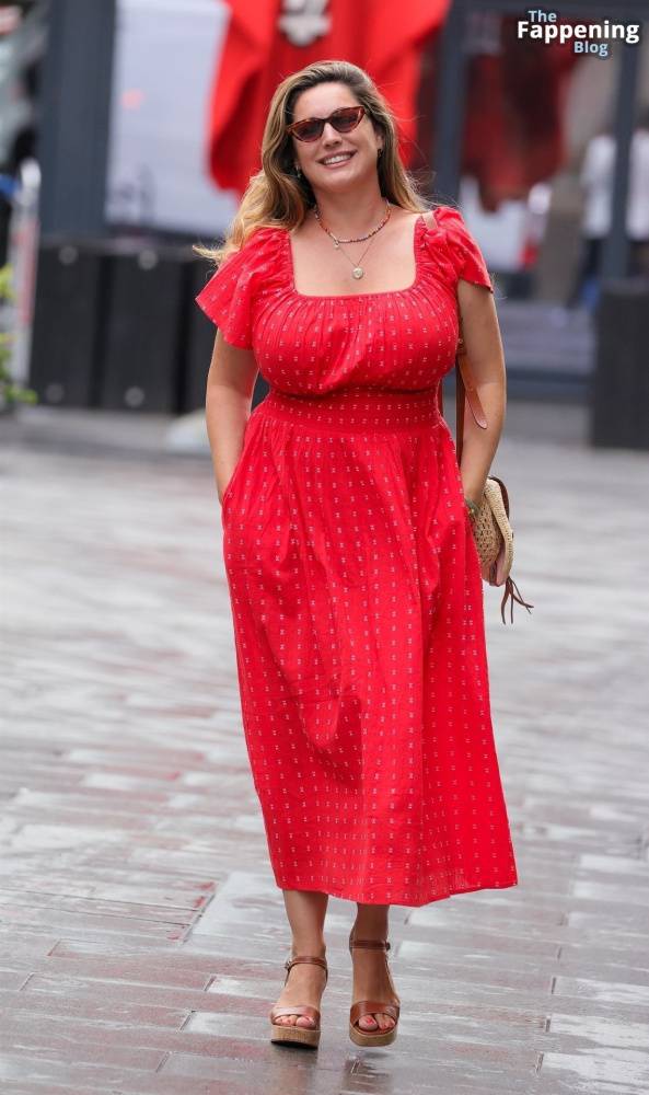 Kelly Brook Shows Off Her Assets in a Red Dress in London (34 Photos) - #6