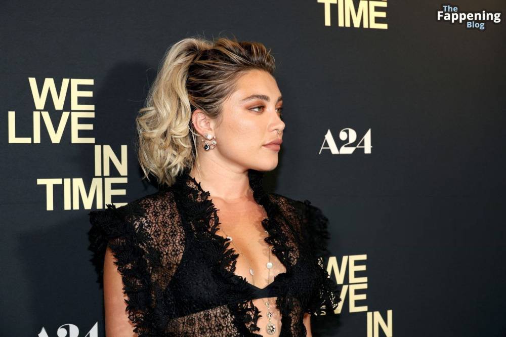 Florence Pugh Looks Hot in a Sheer Dress Fans Speechless at the “We Live in Time” Premiere (24 Photos) - #18