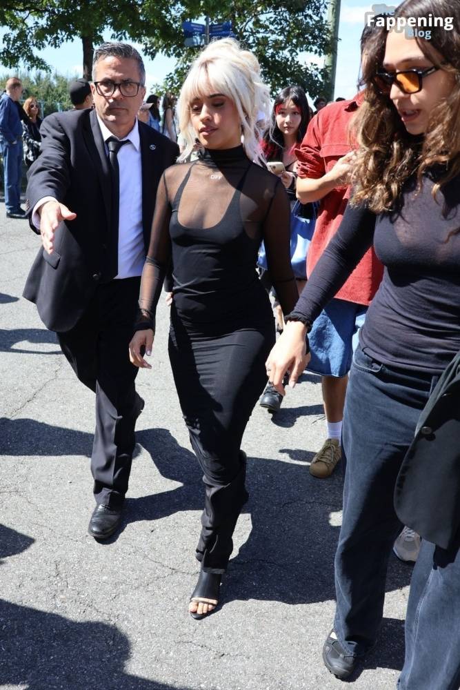 Camila Cabello Shows Off Her Pokies in a Black Dress at the Off-White Fashion Show (82 Photos) - #22