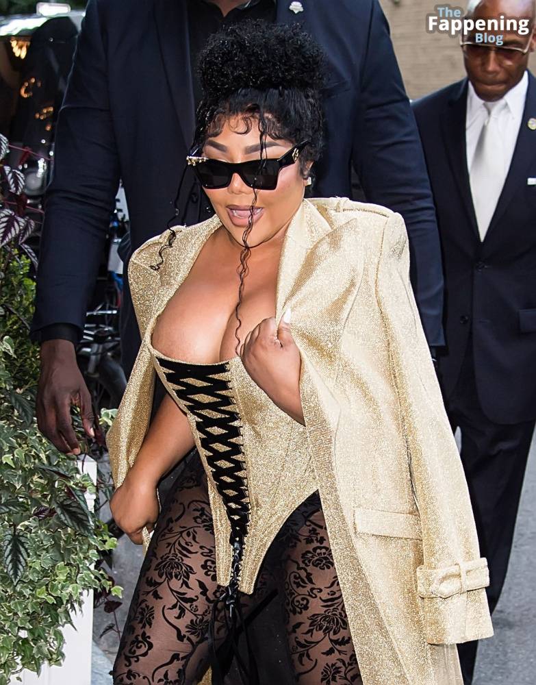 Lil’ Kim Flashes Her Areola as She Attends the Christian Siriano Fashion Show (32 Photos) - #22