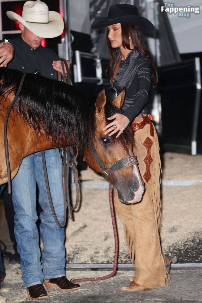 Bella Hadid Shows Off Her Cleavage in a Sultry Cowgirl Outfit at the Kemo Sabe Event (209 Photos) - #5