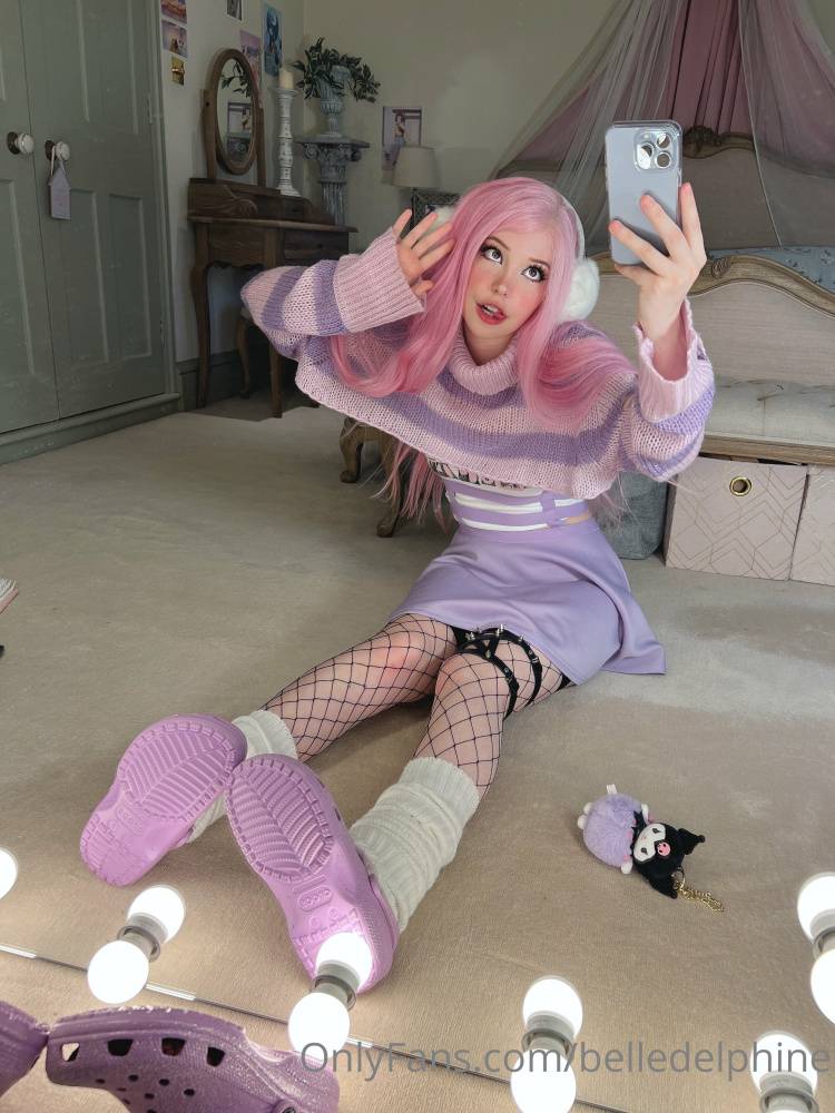 Belle Delphine Purple Crocs Porn Gallery - #14