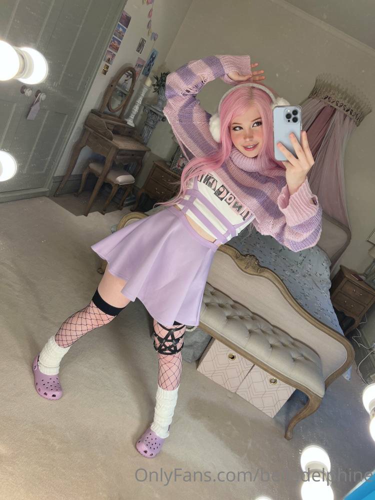 Belle Delphine Purple Crocs Porn Gallery - #10