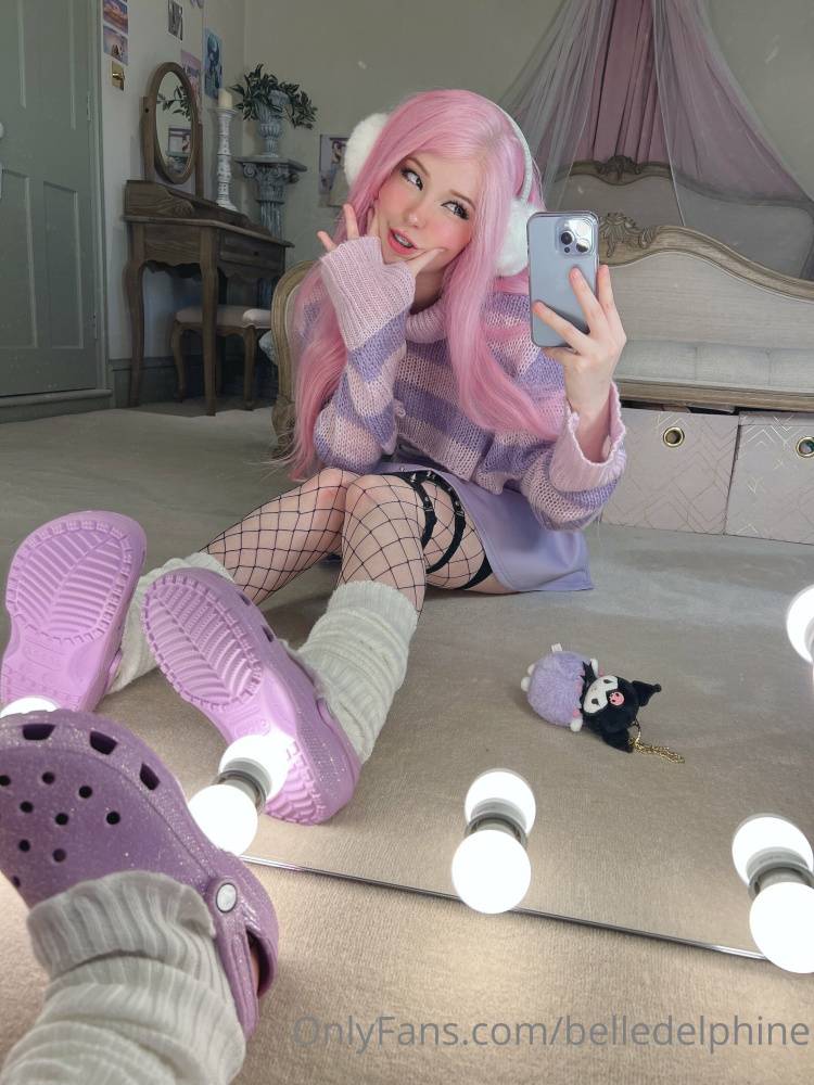 Belle Delphine Purple Crocs Porn Gallery - #28