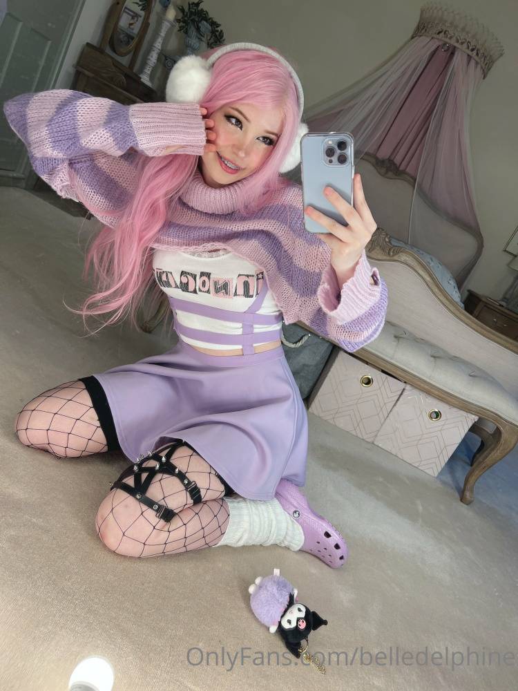 Belle Delphine Purple Crocs Porn Gallery - #30