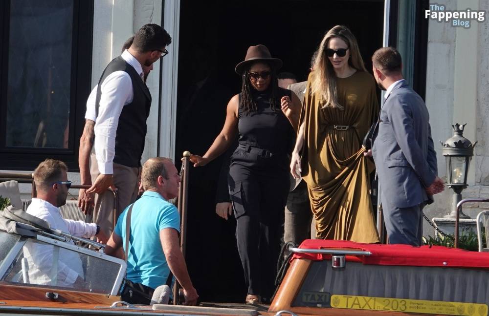 Angelina Jolie Looks Glamorous Rocking a Grecian Dress During the Venice Film Festival (117 Photos) - #26