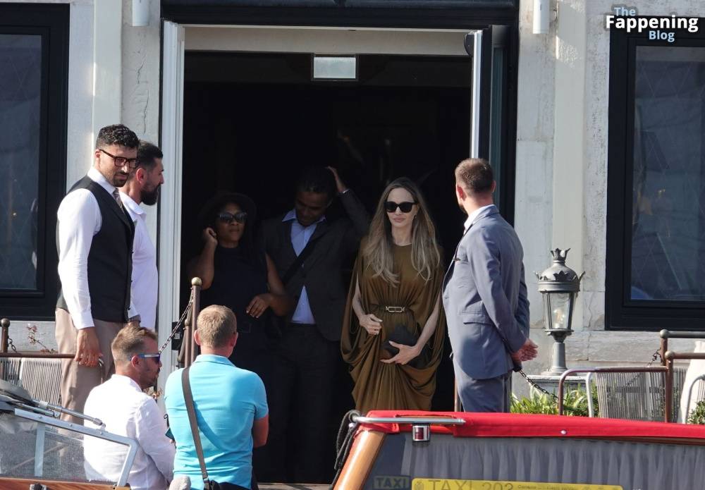 Angelina Jolie Looks Glamorous Rocking a Grecian Dress During the Venice Film Festival (117 Photos) - #4