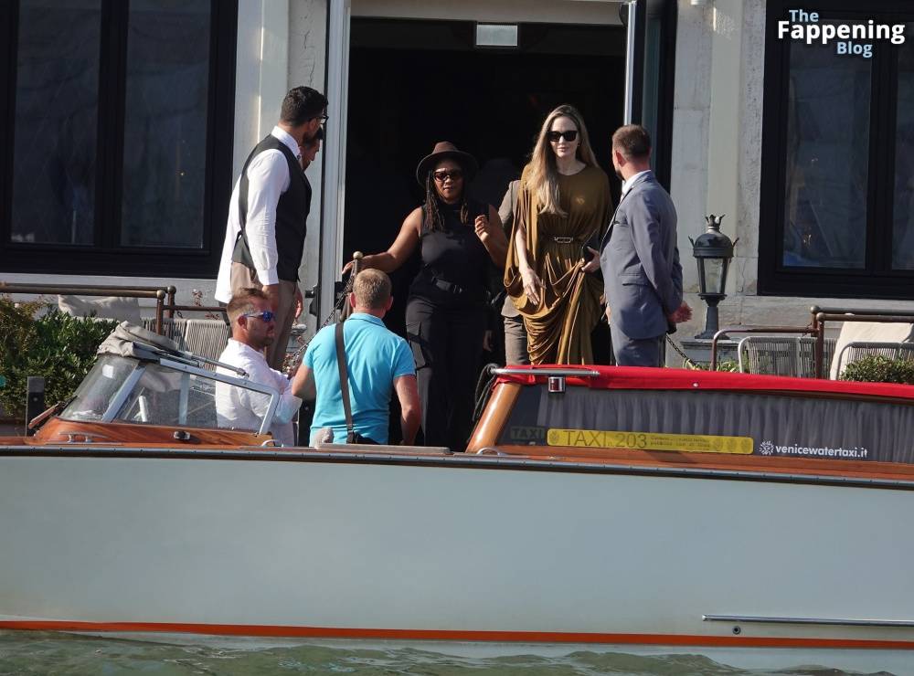 Angelina Jolie Looks Glamorous Rocking a Grecian Dress During the Venice Film Festival (117 Photos) - #22