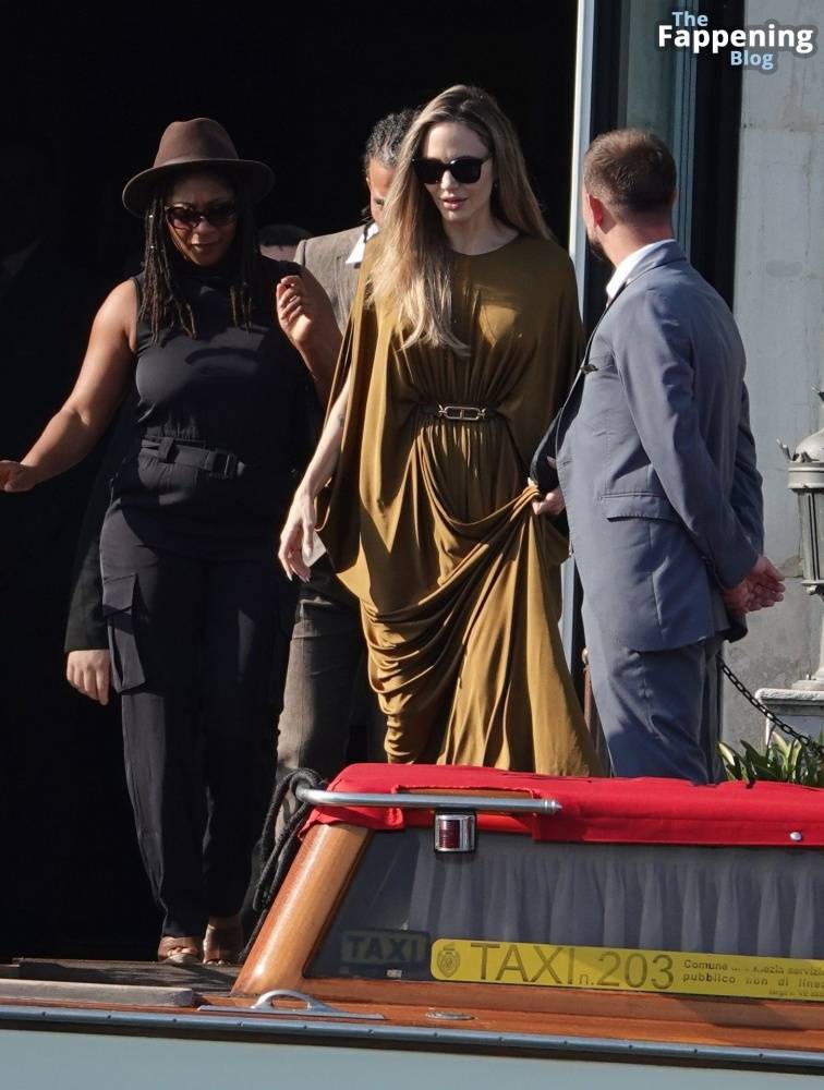 Angelina Jolie Looks Glamorous Rocking a Grecian Dress During the Venice Film Festival (117 Photos) - #28