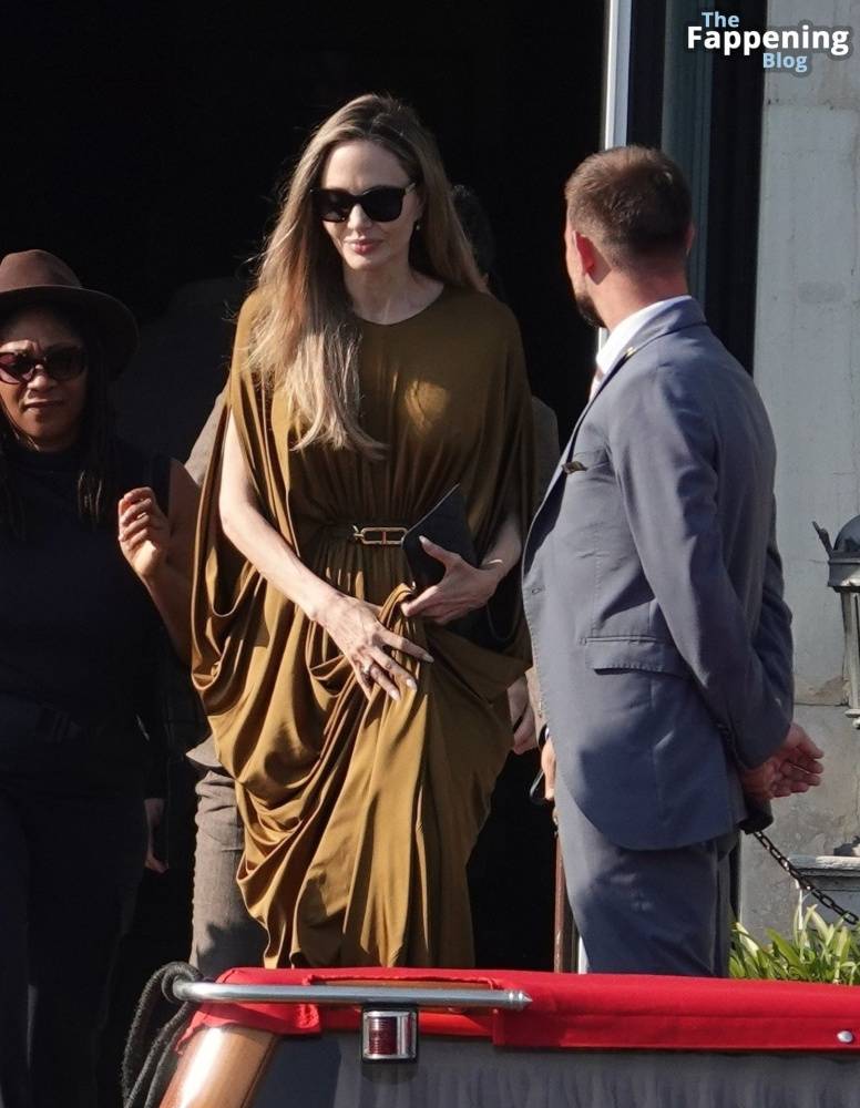 Angelina Jolie Looks Glamorous Rocking a Grecian Dress During the Venice Film Festival (117 Photos) - #19