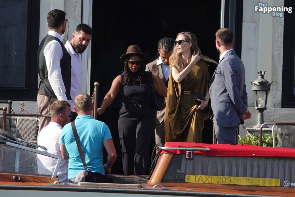 Angelina Jolie Looks Glamorous Rocking a Grecian Dress During the Venice Film Festival (117 Photos) - #12