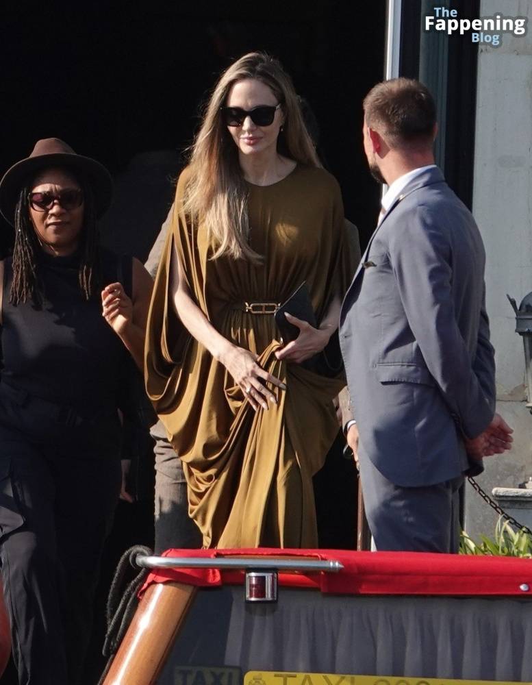 Angelina Jolie Looks Glamorous Rocking a Grecian Dress During the Venice Film Festival (117 Photos) - #20