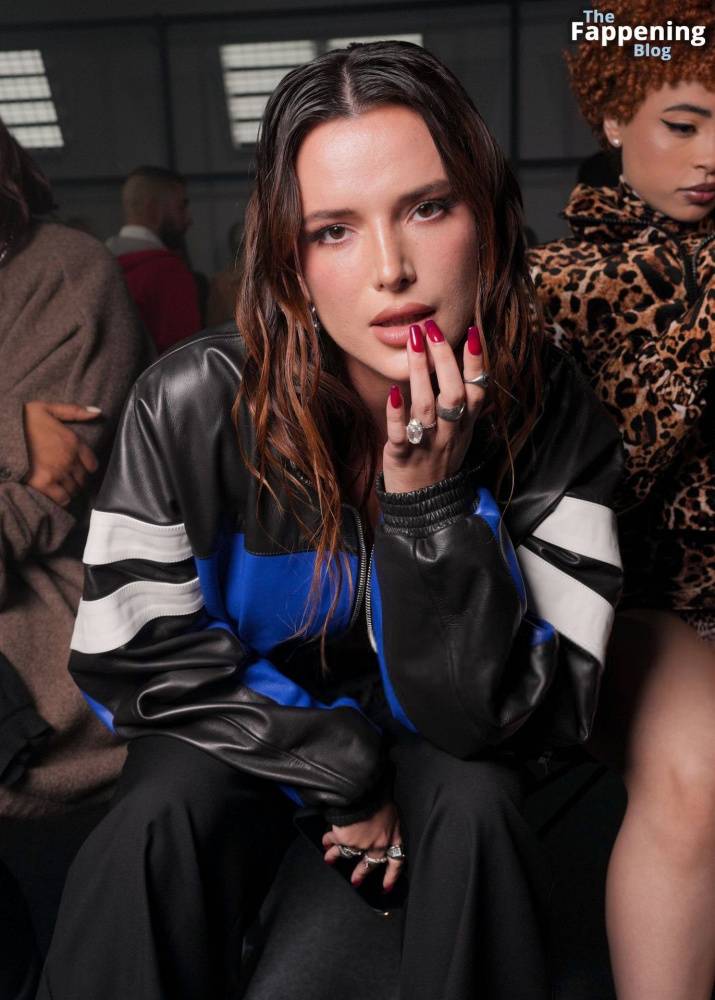 Bella Thorne Goes Braless in a Leather Jacket at the Vetements Show in Paris (28 Photos) - #20