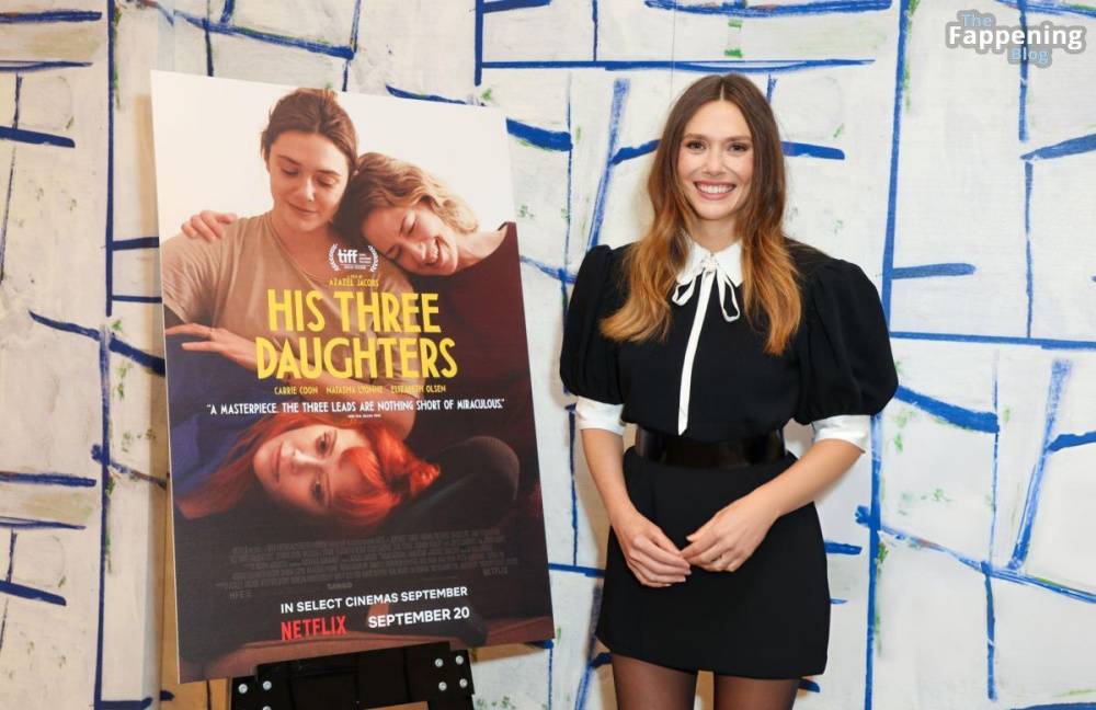 Elizabeth Olsen Looks Sexy at the “His Three Daughters” Press Event (11 Photos) - #9