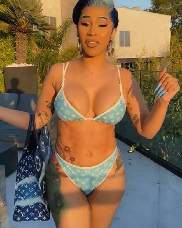 Cardi B Bikini Rant Video Leaked - #main