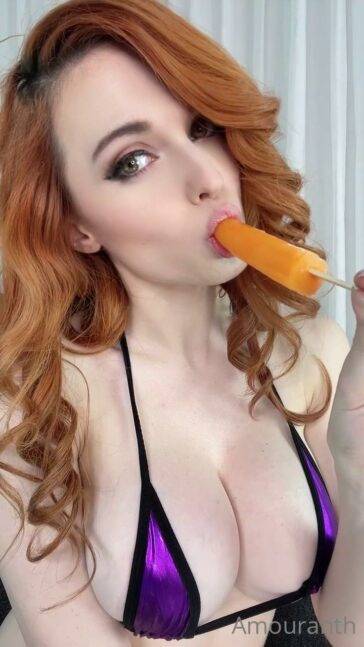 Amouranth Nude Popsicle Blowjob Onlyfans Video - #main
