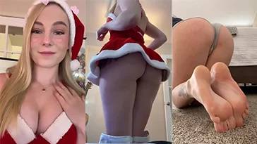 STPeach Christmas Lingerie Sexy Twitch Lisapeachy Video - #main