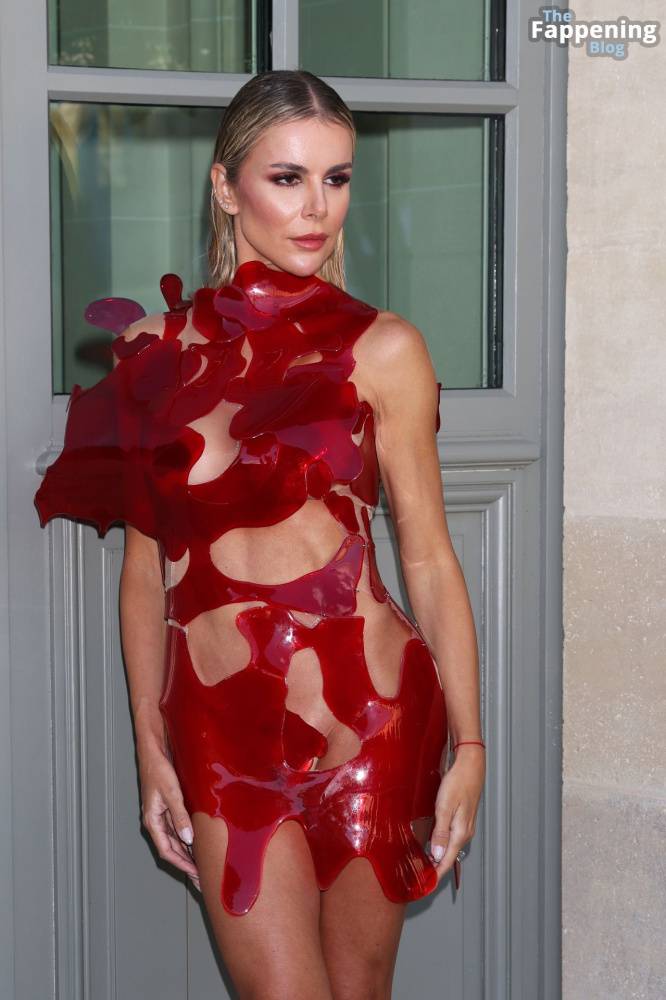 Águeda López Stuns in a Red Dress in Paris (16 Photos) - #main