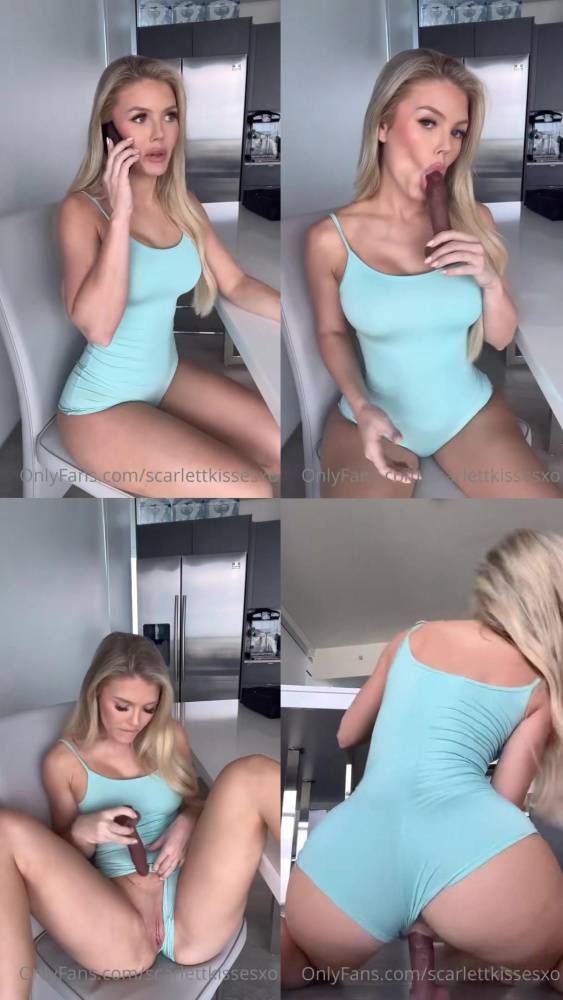 ScarlettKissesXO Dildo Masturbation OnlyFans Video Leaked - #main