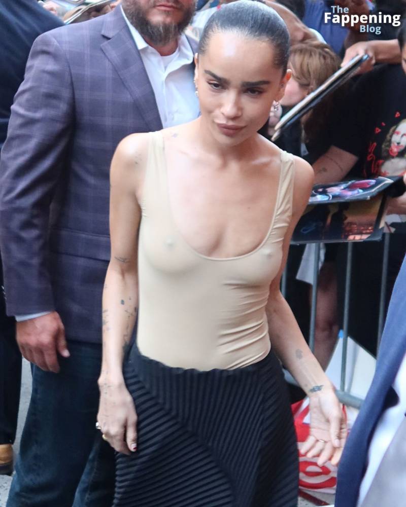 Zoë Kravitz Displays Her Nipples in NYC (12 Photos) - #main