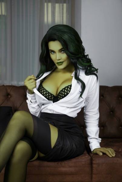 Kalinka Fox Nude She-Hulk Cosplay Patreon Set Leaked - Russia on fansphoto.pics