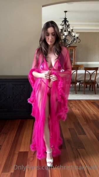 Christina Khalil Pink Micro Bikini PPV Onlyfans Video Leaked on fansphoto.pics