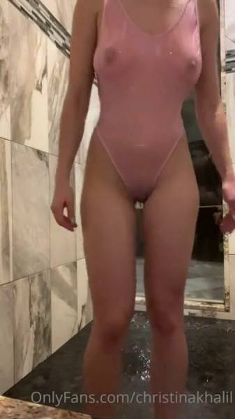 Christina Khalil Nude March Onlyfans Livestream Leaked Part 2 - Usa on fansphoto.pics
