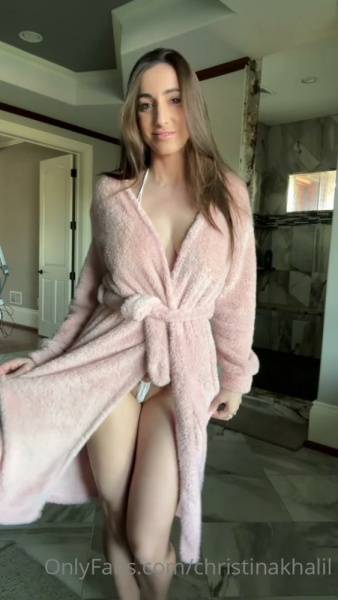 Christina Khalil Nude Shower Dildo Handjob PPV Onlyfans Video Leaked on fansphoto.pics