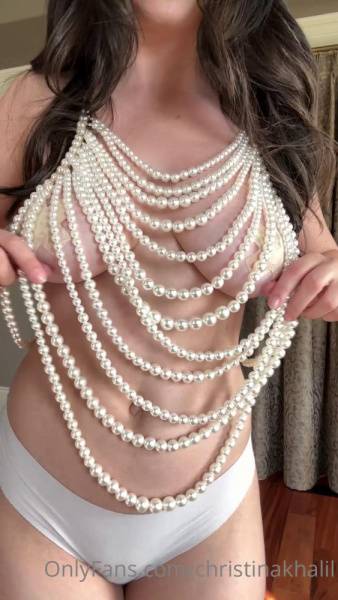 Christina Khalil Nipple Pasties Beaded Top Onlyfans Video Leaked - Usa on fansphoto.pics