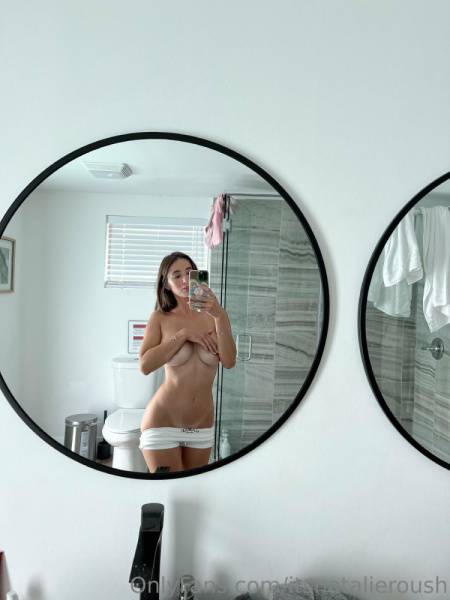 Natalie Roush Nipple Tease Bathroom Selfie Onlyfans Set Leaked on fansphoto.pics