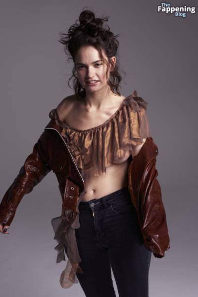 Lily James Nude & Sexy – Glamour Magazine (45 Outtake Photos) on fansphoto.pics