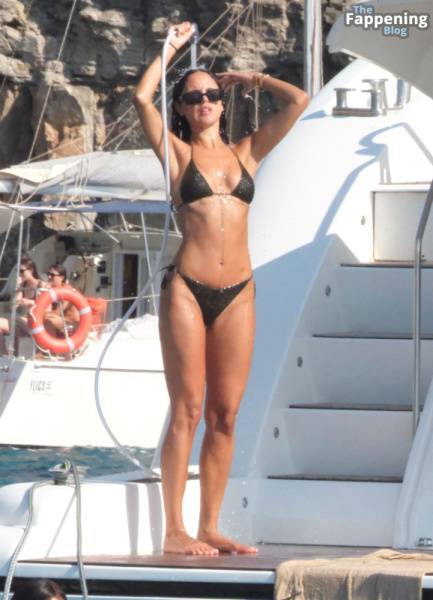 Eiza González Shows Off Her Sexy Bikini Body on a Luxurious Yacht in Ibiza (24 Photos) on fansphoto.pics